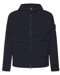 Stone Island - Zip-Up Hooded Jacket - Lyst