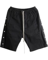 Rick Owens - Pusher Press-Stud Drawstring Shorts - Lyst