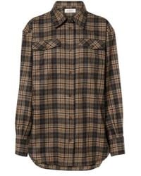 Rohe - Checked Wool-Blend Overshirt - Lyst