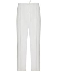 Bottega Veneta - Pleat Detailed Casual Trousers - Lyst