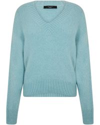 Weekend by Maxmara - V-Neck Knit Sweater - Lyst