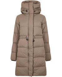 Canada Goose - Long Hooded Padded Coat - Lyst