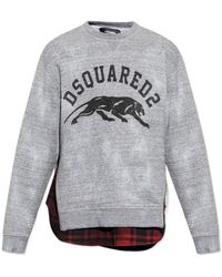 DSquared² - Logo-Printed Layered Sweatshirt - Lyst
