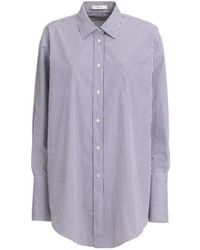 The Row - Ment Cotton Long Shirt - Lyst