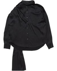 Acne Studios - Layered Satin Blouse - Lyst
