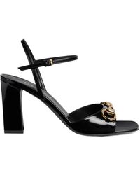 Gucci - Signora Logo Heeled Sandals - Lyst