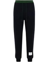 Thom Browne - Logo Patch Drawstring Pants - Lyst
