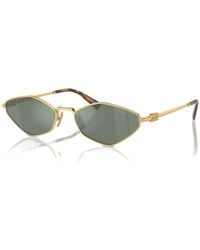Miu Miu - Geometric Sunglasses - Lyst