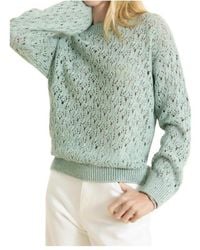 Eleventy - Long Sleeve Crew-Neck Sweater - Lyst