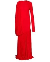 Calvin Klein - Sara Draped Jersey Gown - Lyst