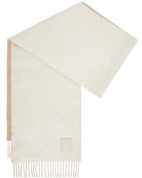 Loewe - Logo Wool Cashmere Scarf - Lyst