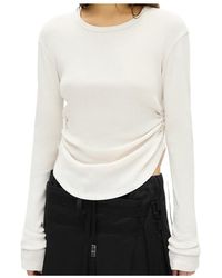 Ann Demeulemeester - Dot Wrinkled Long-Sleeve T-Shirt - Lyst