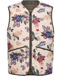 Moncler - Franqui Reversible Floral Down Vest - Lyst