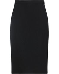 Burberry - Solid Color Bodycon Skirt - Lyst