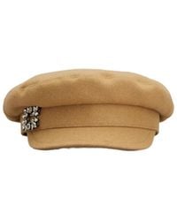 Roger Vivier - Broche Embellished Sailor Hat - Lyst