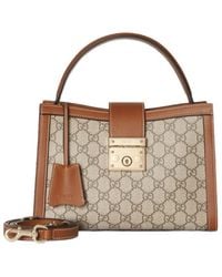Gucci - Padlock Medium Top Handle Bag - Lyst