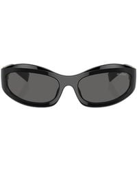 Miu Miu - Eyewear Oval-Frame Sunglasses - Lyst