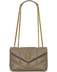 Saint Laurent - Toy Quilted Puffer Shoulder Bag - Lyst