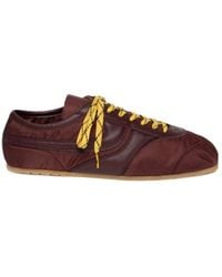Dries Van Noten - Panelled Lace-Up Sneakers - Lyst