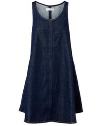 FRAME - Skipper Denim Minidress - Lyst