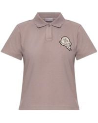 Moncler - Logo-Patch Polo Shirt - Lyst