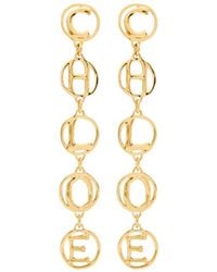 Chloé - The Chloé Script Drop Earrings - Lyst
