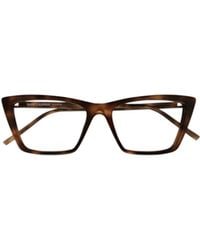 Saint Laurent - Eyewear Cat Eye Frame Glasses - Lyst