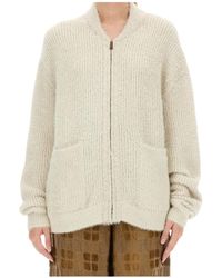 Uma Wang - Long-Sleeved Knitted Cardigan - Lyst
