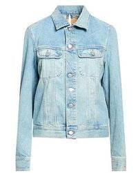 MM6 by Maison Margiela - Long-Sleeve Denim Jacket - Lyst