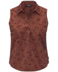K-Way - Sleeveless Jacquard Top - Lyst