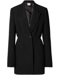 KHAITE - Beckett Single Breasted Jacket - Lyst
