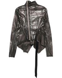 Rick Owens - Asymmetrical Zip-Front Jacket - Lyst