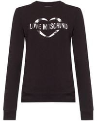 Moschino - Logo Long-Sleeve Top - Lyst