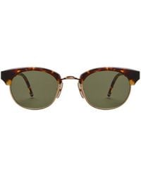 Thom Browne - Eyewear Oval Frame Sunglasses - Lyst