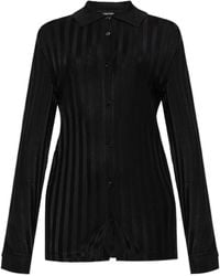 Tom Ford - Stripe Pattern Button-Up Shirt - Lyst