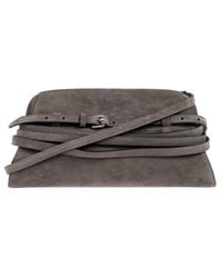 Moschino - Large Tie Me Clutch Bag - Lyst