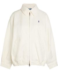 Polo Ralph Lauren - Cotton Oversized-Fit Bomber Jacket - Lyst