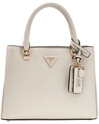 Guess - Logo Zipper Tote Bag - Lyst