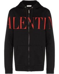 Valentino - Logo Printed Casual Jacket - Lyst
