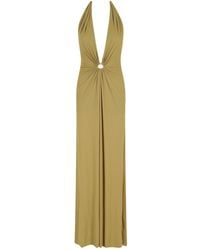 Amazuìn - V-Neck Sleeveless Dress - Lyst