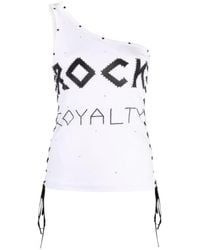 Stella McCartney - Rock Royalty One-Shoulder T-Shirt - Lyst