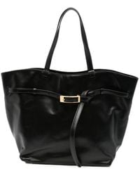 Anine Bing - Small Elly Buckled Leather Tote Bag - Lyst