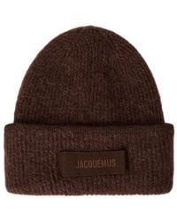 Jacquemus - Ribbed Knitted Cold-Weather Cap - Lyst