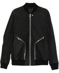 Rick Owens - Zip-Detail Bomber Jacket - Lyst