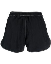 Isabel Marant - Vicente Logo-Patch Swim Shorts - Lyst