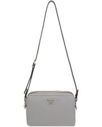 Prada - Medium Zipper Shoulder Bag - Lyst