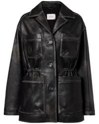Dorothee Schumacher - Sleek Statement Leather Jacket - Lyst