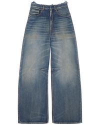 MM6 by Maison Margiela - Wide-Leg Jeans - Lyst