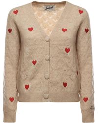 MC2 Saint Barth - Long-Sleeved Knitted Cardigan - Lyst
