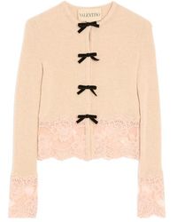 Valentino - Long-Sleeved Cardigan - Lyst